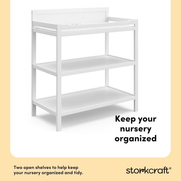 Changing Table Storkcraft Pine Wood Design Black-4