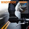 Black LOCOODAY Unisex Adult Running Gloves-1