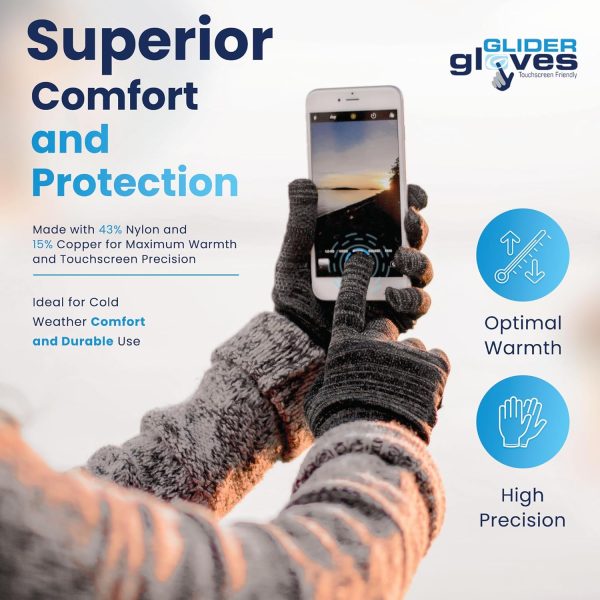 Glider Gloves Touchscreen Gloves for Women-2
