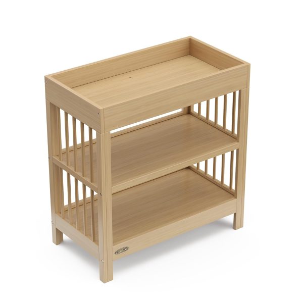 Graco Baby Changing Table with Storage White-4