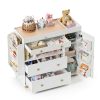 Nursery Changing Dresser FURNJOYLIFE Wood Design-5