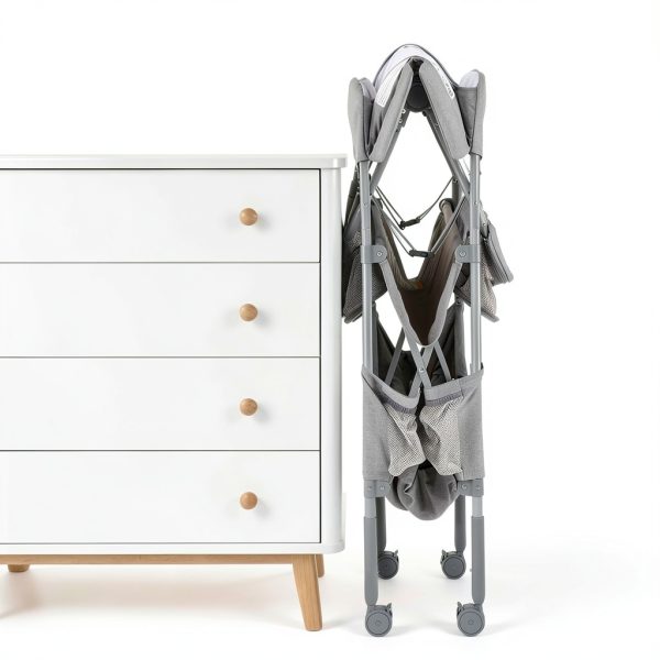Sweeby Changing Table Black Wood Adjustable-8