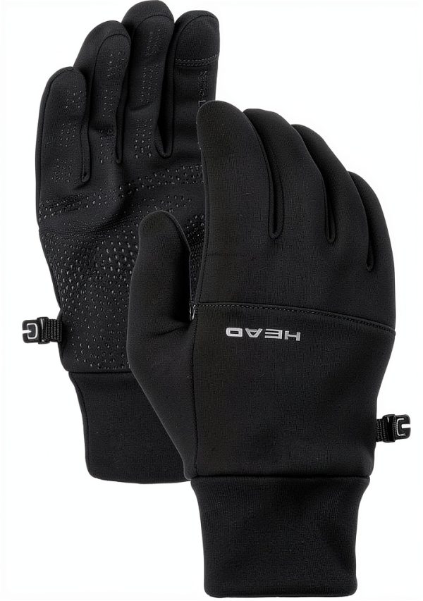 HEAD Cycling Gloves Black Silicone Grip Small-0