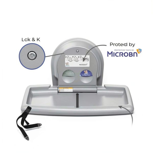 Grey Baby Changing Station by Koala Kare-7