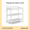 Changing Table Storkcraft Pine Wood Design Black-2