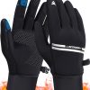 Black LOCOODAY Unisex Adult Running Gloves-0