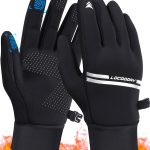 Black LOCOODAY Unisex Adult Running Gloves-0