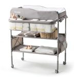 Sweeby Changing Table Black Wood Adjustable-0