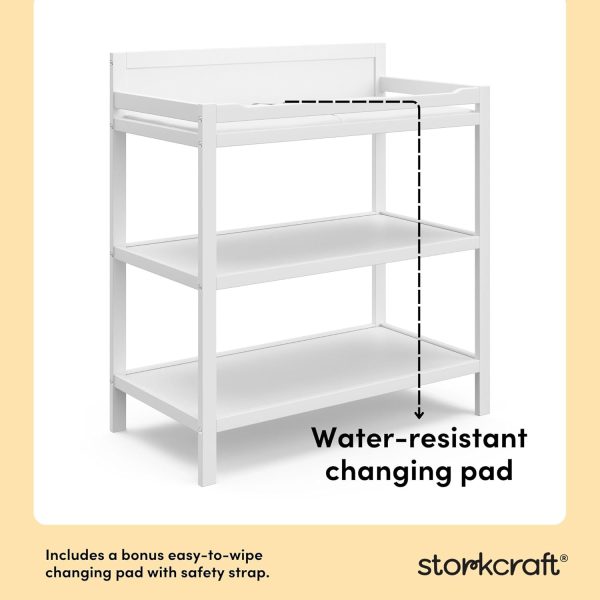Changing Table Storkcraft Pine Wood Design Black-3
