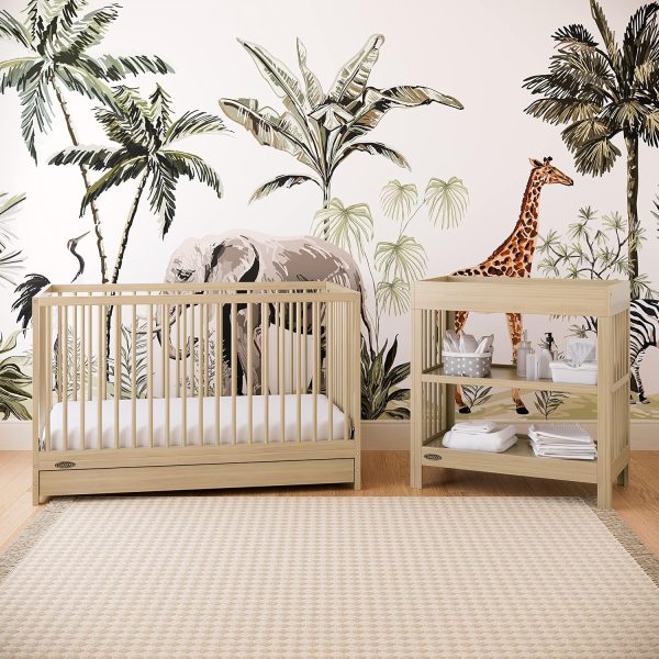 Graco Baby Changing Table with Storage White-1