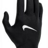 Nike Running Gloves Black Polyester Design Small-0