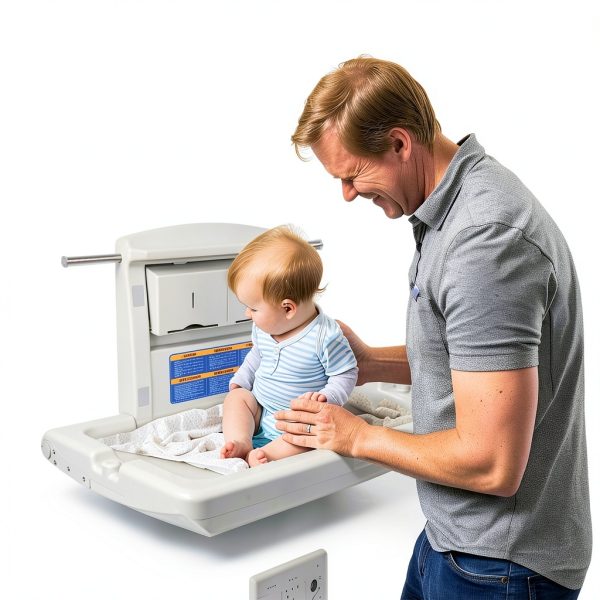 Wall Mounted Changing Table AIKE HDPE Foldable-2