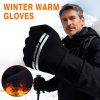 Black LOCOODAY Unisex Adult Running Gloves-4
