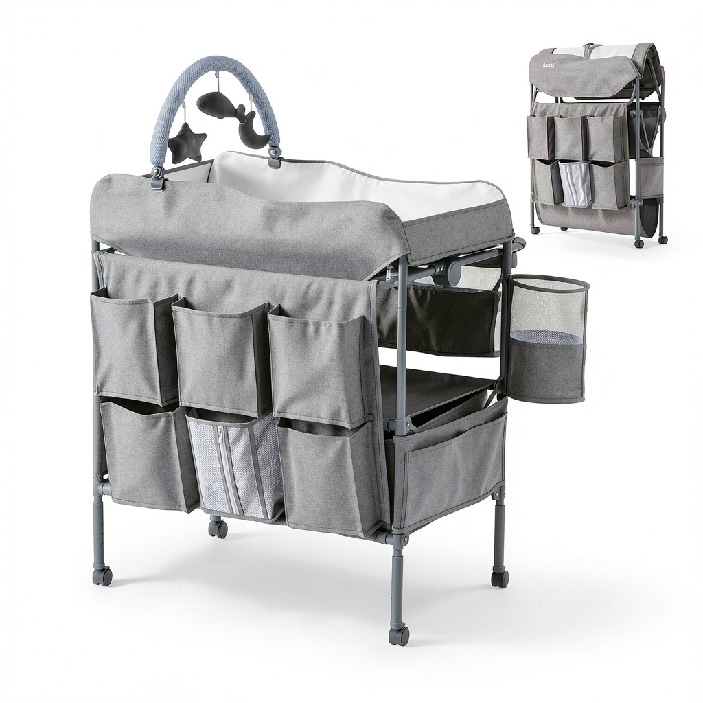 Pavo baby changing table in a modern nursery
