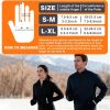 Black LOCOODAY Unisex Adult Running Gloves-5