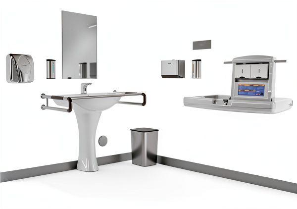 Wall Mounted Changing Table AIKE HDPE Foldable-3