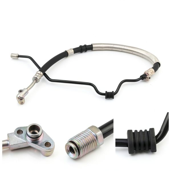 WMPHE Power Steering Hose Assembly Black 8700 PSI OEM Replacement-4