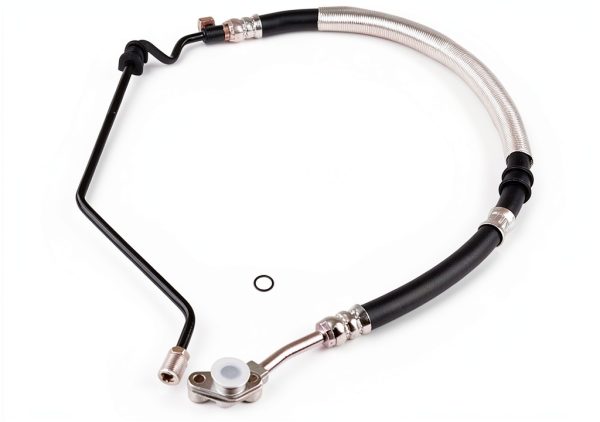WMPHE Power Steering Hose Assembly Black 8700 PSI OEM Replacement-0