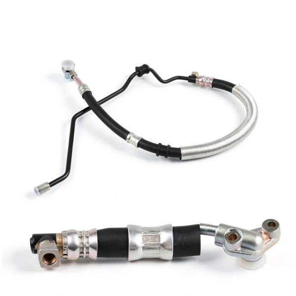 WMPHE Power Steering Hose Assembly Black 8700 PSI OEM Replacement-3