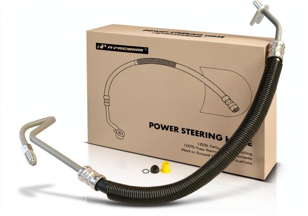A-Premium Power Steering Pressure Hose APPSH253 Black 36in-0