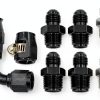 WnSEu Power Steering Hose Kit for Chevy C10 LS Swap Black Silver 25in-6