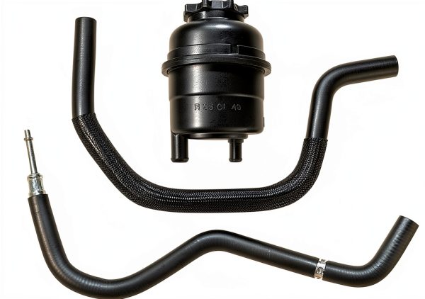 Power Steering Pressure Hose WGBAB for BMW 3 Series & 5 Series Black-0