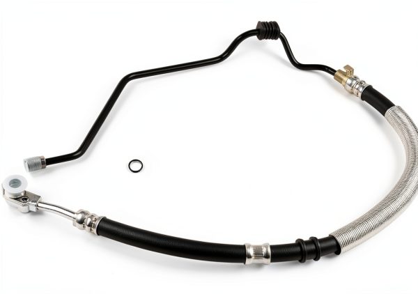 WMPHE Power Steering Hose Assembly Black 8700 PSI OEM Replacement-7