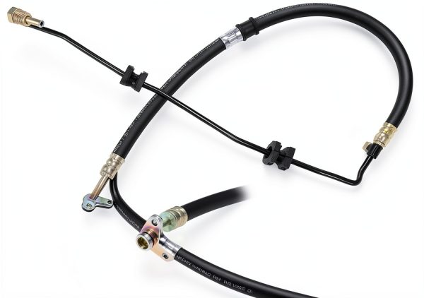 Power Steering Pressure Hose Saihisday Black Silver 3.15x4.72 Inch-3