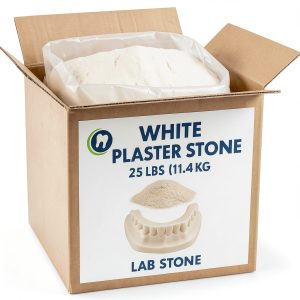 Dental White Plaster Stone 25lb Type II Set House Brand with Scoop-0