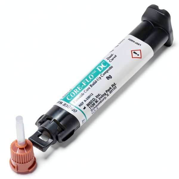 Dental BISCO Core-Flo DC Dual Cure Flowable Core Build-up Composite Opaque White-2