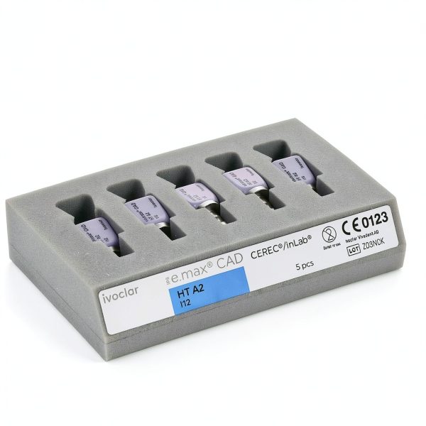Ivoclar Vivadent 626392 IPS e.max CAD CEREC inLab Blocks HT A2 I12 5/Pk-1